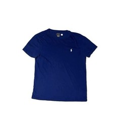 Polo Ralph Lauren Custom Slim Fit Navy Blue Cotton Crewneck Tee