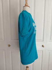 Vintage 1980s Over The Hill Blue Cotton T Shirt Single Stitch Small
