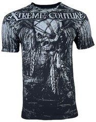 Xtreme Couture by Affliction Men’s T-Shirt Justice Cross Biker Y2K S-5XL