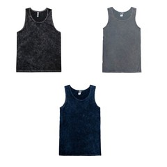 Tie Dye Tank Top Mineral Wash | Unisex Tanks Multicolor Adult S -XXXL Cotton
