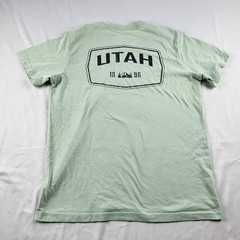 State of Mine Utah Tee Light Green Large “The Beehive State” minor stains