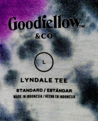 Purple Green Tie Dye T Shirt/ Men’s (L) Good fellow Cotton Polyester Blend