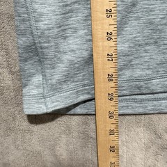 Members Mark Luxe Brushed Crew Shirt Mens Size XL Gray Heathered Active Wear