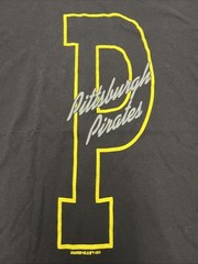 VTG 1993 Starter MLB Pittsburgh Pirates Logo T-Shirt Xl Black Made USA