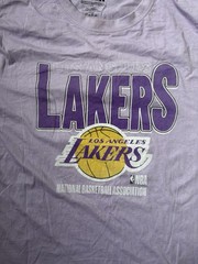 Los Angeles Lakers NBA T-Shirt Mens Large Purple Graphic Official Merchandise