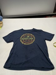 Large Mossy Oak Blue Live Breath Outdoors Logo Short Sleeve Tee