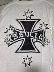 Unisex Long Sleeve Shirt – Associate Skull Australia Flag – Size L – 100% Cotton