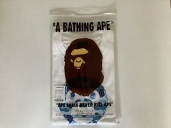 Authentic a bathing ape bape abc camo baby milo tee t shirt white blue M new