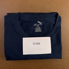 Sada Mens Size 4X Navy Blue Cotton Short Sleeve Crew Neck T-Shirt New