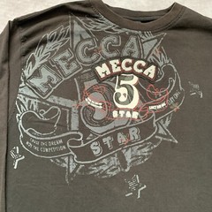 Vintage Mecca Long Sleeve Shirt Size 3XL Graphic Tee Black Hip Hop Rap 2000s