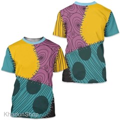 Sally Nightmare Before Christmas 3D All Over Print Unisex T-Shirt Full Size Tee