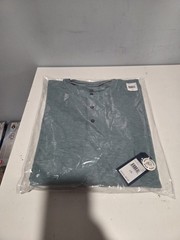 Surfside Supply Sean Ultra Soft Classic Henley Aqua Heather NWT MSRP $85 Large