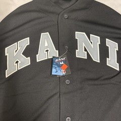 Vintage 90s Karl Kani endurance jersey NEW!! Blk N Gray
