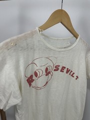 VTG 40s Theodore Roosevelt Teddy Worn Thrashed Distressed T-Shirt Size M 18.5×21