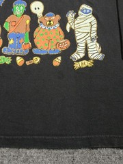 Vintage 80s 90s Halloween Squad Long Sleeve Mens T Shirt Size XL Rare Mummy