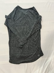 LuLaRoe Patrick Henley Shirt Mens Large Gray Marled Long Sleeve Casual Tee