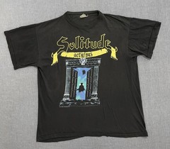 Vintage 1992 Solitude Aeturnus Beyond The Crimson Horizon Blue Grape T Shirt XL