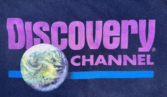 Vintage 90s Discovery Channel Tee T Shirt XL Explore Your World TV Movie Promo