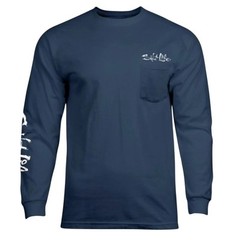 Salt Life Men’s BIG Amershield Long Sleeve Graphic T-Shirt, 3X or 4X