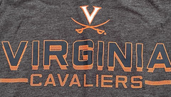 Colosseum Men’s Virginia Cavaliers Gray Long Sleeve T-Shirt Size Medium
