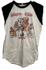Vintage 1984 USFL Tampa Bay Bandits vs Philadelphia Stars Shirt, Wembley Stadium