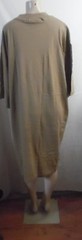 BEIGE TAN EXTRA LONG COTTON PLAIN T-SHIRT OR SLEEPSHIRT TSHIRT FITS 2X / 3X