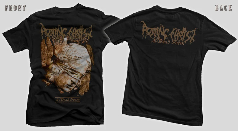 New DTG/DTF Custom Printed T-Shirt – ROTTING CHRIST “A Dead Poem” Album Graphic