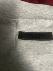 Essentials Fear of God Men’s “Light Oatmeal” T-Shirt Cotton Blend Size Small
