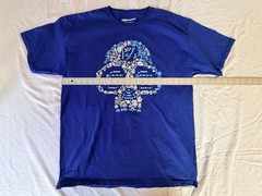 Loot Crate Loot Wear Exclusive Mega Man Blue Graphic T-Shirt Tee Size L 2017
