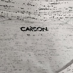 Carbon – T-Shirt SPaint Splatter Pleated Zipper – Size L – White Black – Cotton