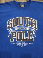 Vintage Y2K SouthPole Men’s 5XL Streetwear Hip Hop Spellout Logo T Shirt