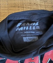 Frank Miller American Genius Documentary Promo Shirt MegaCon Screening Exclusive