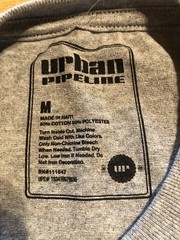 Urban Pipeline Mens TShirt Medium Gray Retail $20 (s-blk-33-15)