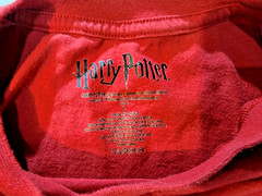 harry potter gryffindor large t-shirt