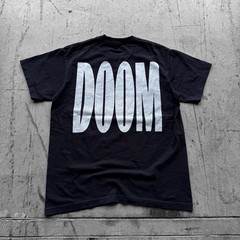 Vintage Rare Early 2000s MF DOOM Rap Tshirt Size L Black Hip Hop Rap Tee