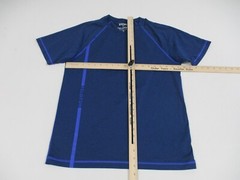 Rhone Peloton Shirt Mens Medium Blue Purple Biking Cycling Running Athletic Tee