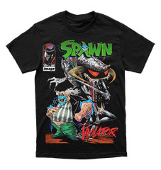 Rare Spawn Violator Basic Black T shirt 90s Retro style Unisex tee NH28393