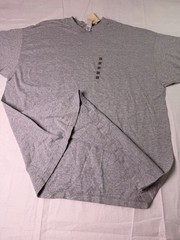 Made To Order Basics Gray Blank T Shirt 3X Made In USA 100% Cotton NWT