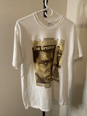 Vintage Y2K Muhammad Ali Rest In Peace Shirt Men’s Large White Shirt Men’s Large