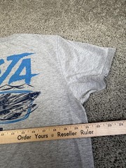 Costa Del Mar Shirt Mens L Gray Sunglasses Graphic Crewneck Tagless Short Sleeve