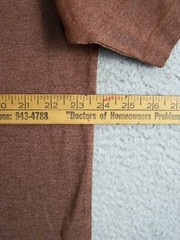 LOUIS LONG Shirt Adult XXL 2XL 54 Brown Italian Brand Classic Designer Italy Men
