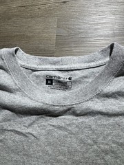 Carhartt K231 Men’s XL Loose Fit Long Sleeve Logo Sleeve T Shirt Heather Gray