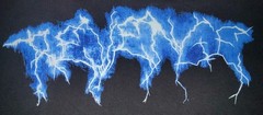 Revenge Storm Lightning Anarchy Metal LARGE Shirt Punk Metal Hip Hop