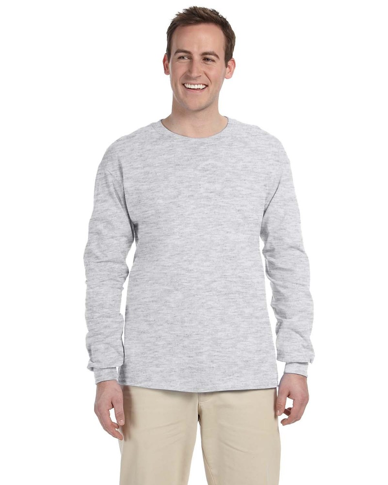 Gildan Ultra Cotton Mens G240 Crewneck T Shirt Blank Long Sleeve T-Shirt – 2400