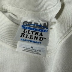 Vintage Gildan Shirt Mens XL White Graphic Statement Ultra Blend USA Tee