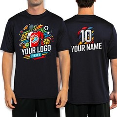 Custom Sport Performance T-Shirt, 100% Polyester, Moisture-Wicking