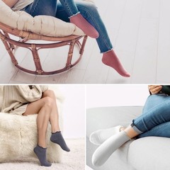 10 Pair Women Ruffle Socks Aesthetic Frilly Ankle Socks Cuff Stocking Knit La…