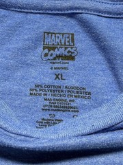 Mad Engine Marvel T Shirt Mens XL Blue Graphic Hulk Iron Man Captain Avengers