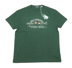 Polo Ralph Lauren Men’s Green Sportsman Graphic Print Classic Fit T-Shirt L