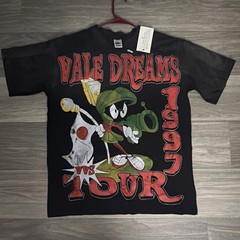 Vale Lives Valley Dreams Marvin The Martian T-Shirt Mens Size Small Boxy Tee NEW